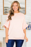 Love You, Mean It Top, Pink