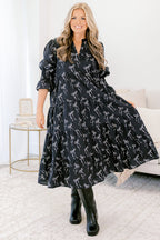 Love You So Dress, Black Bow
