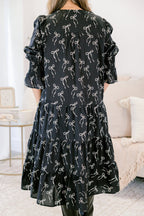 Love You So Dress, Black Bow