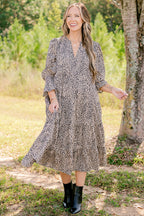 Love You So Dress, Brown Leopard