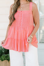 Lunge Into Love Babydoll Tanktop, Rosa