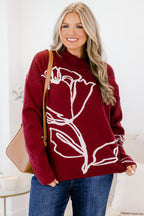 Made For More Sweater, Burgundy