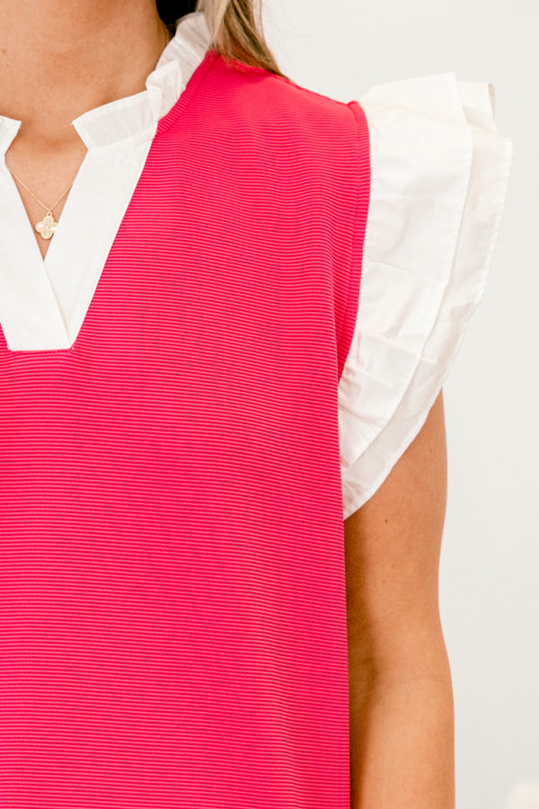 Made For Sun Top, Pink