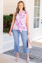 Make Her Blush Tank, Violet/Fuchsia