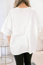 Make Me Happy Boyfriend T-Shirt, Elfenbein