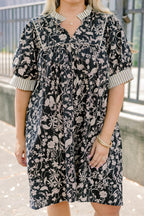Make My Night Dress, Black-Cream
