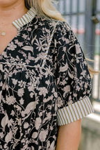 Make My Night Dress, Black-Cream