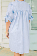 Make My Night Dress, Blue Stripe