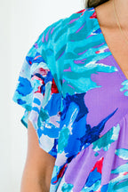 Making My Day Top, Blue Multi