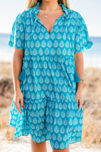 Making My Move Kleid, Blau