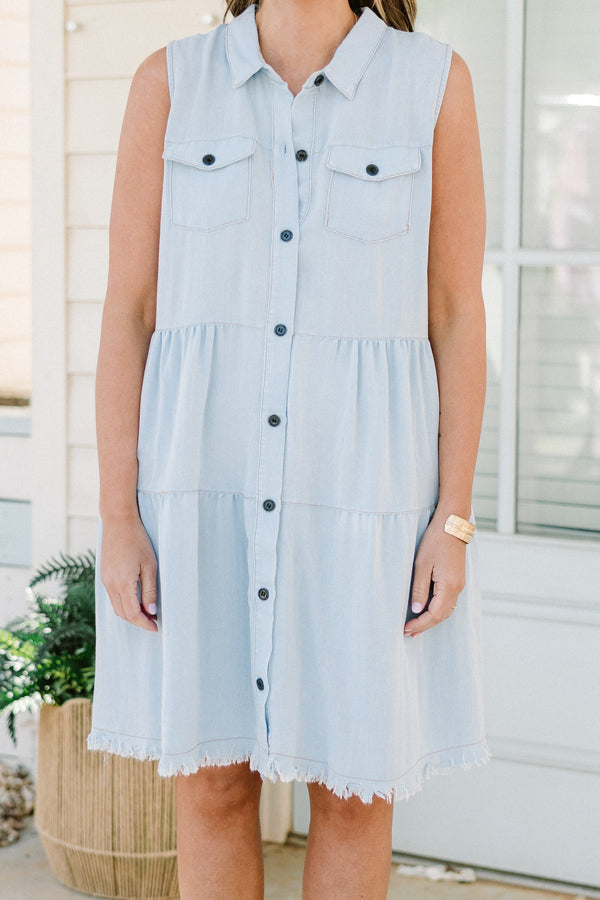 May Me Dress, Light Denim