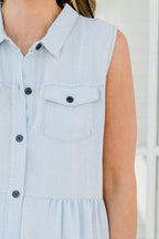 May Me Dress, Light Denim