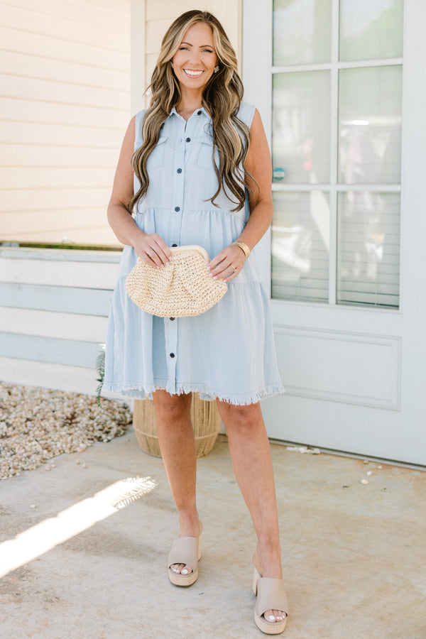 May Me Dress, Light Denim