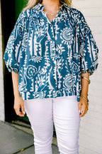 Meadow Muse Blouse, Dark Blue
