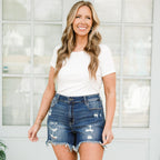Meant For More Shorts, Dark Wash