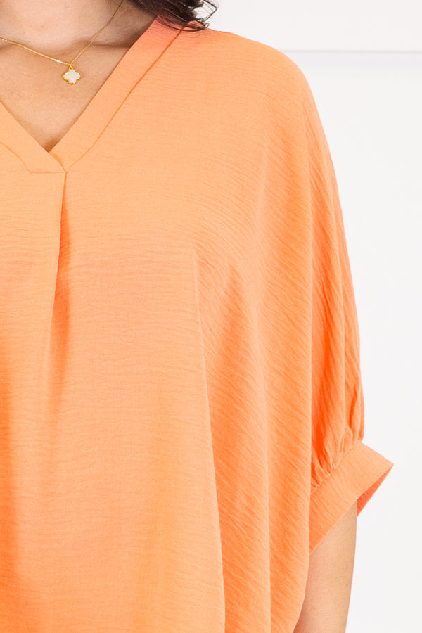 Meet Me After Midnight Top, Coral