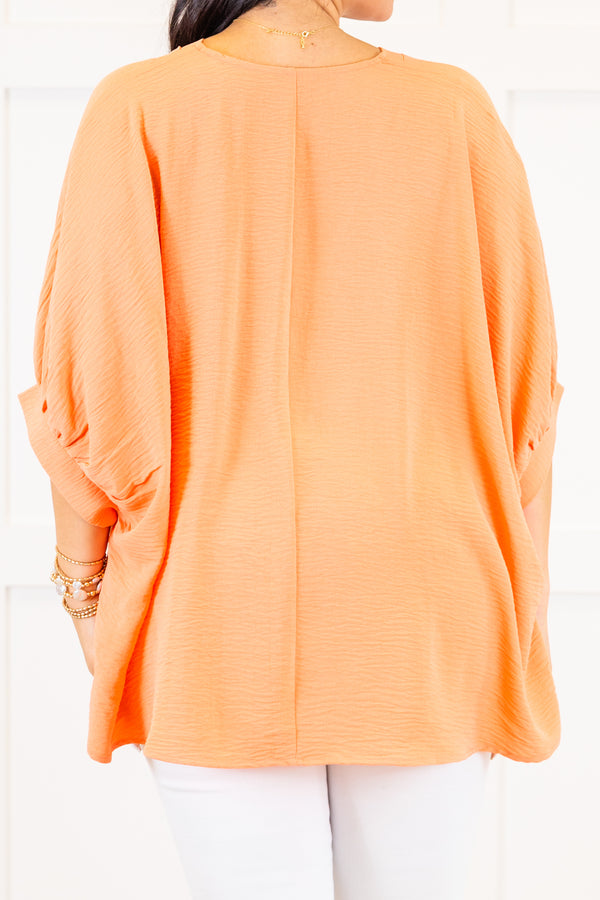 Meet Me After Midnight Top, Coral