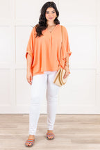 Meet Me After Midnight Top, Coral