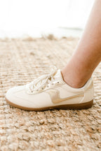 Meet Me In August Sneakers, Gold