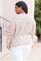 Memorable Magic Sweater, Cream Taupe