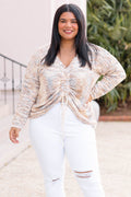 Memorable Magic Sweater, Cream Taupe