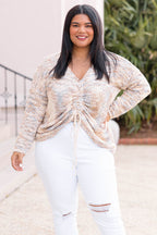 Memorable Magic Sweater, Cream Taupe