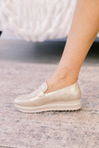 Met In The Fall Sneakers, Gold