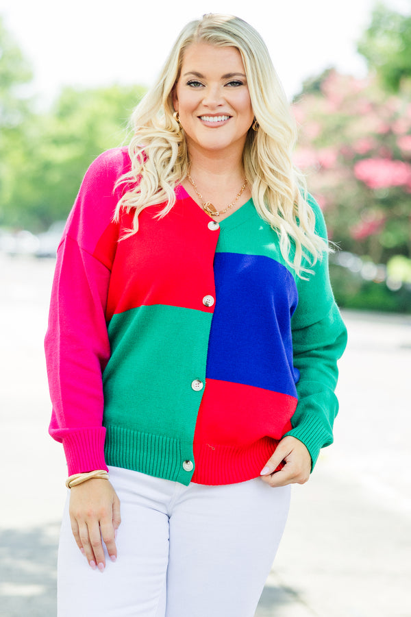 Minding Mine Cardigan, Multi