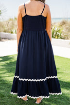 Mixed Feelings Dress, Navy