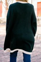 Moonlight Waltz Cardigan, Black/Cream