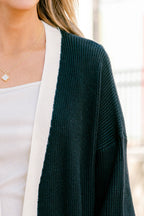 Moonlight Waltz Cardigan, Black/Cream