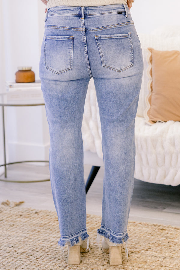 Morning Coffee Runs Jeans, mittlere Waschung