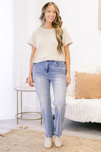 Morning Coffee Runs Jeans, mittlere Waschung