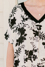 Motivated By You Top, Ivory-Black