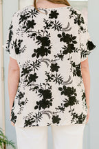 Motivated By You Top, Ivory-Black