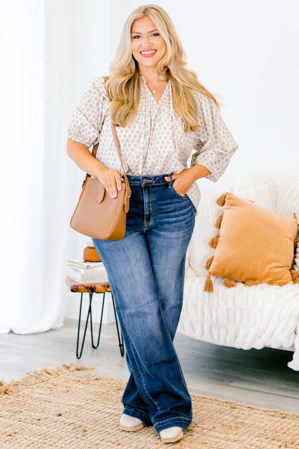 Music To My Heart Jeans, Dark Wash