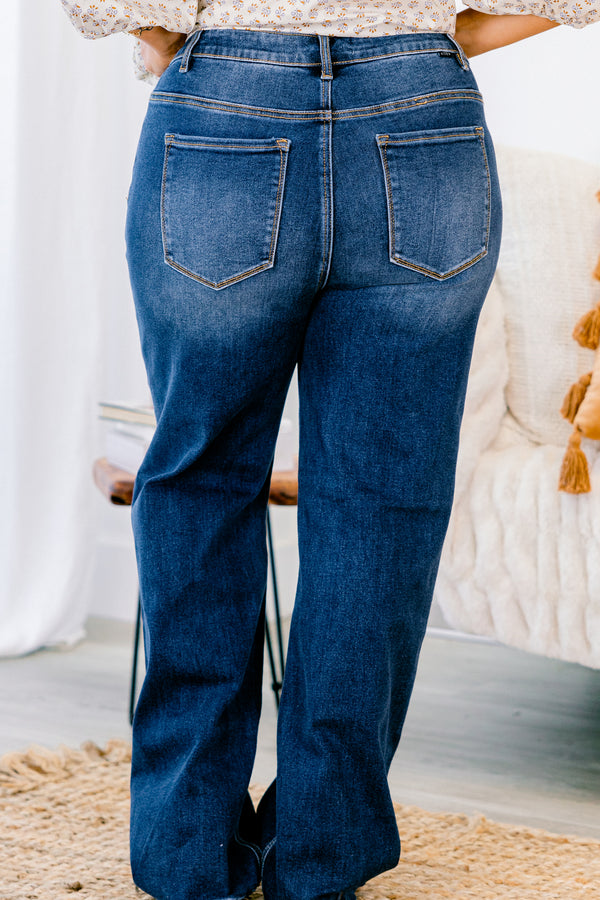 Music To My Heart Jeans, Dark Wash