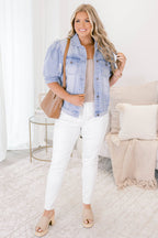 Meine Candy Rain Jeansjacke, Hellblau