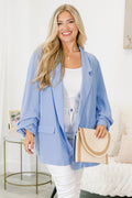 My Delight Blazer, Sky Blue