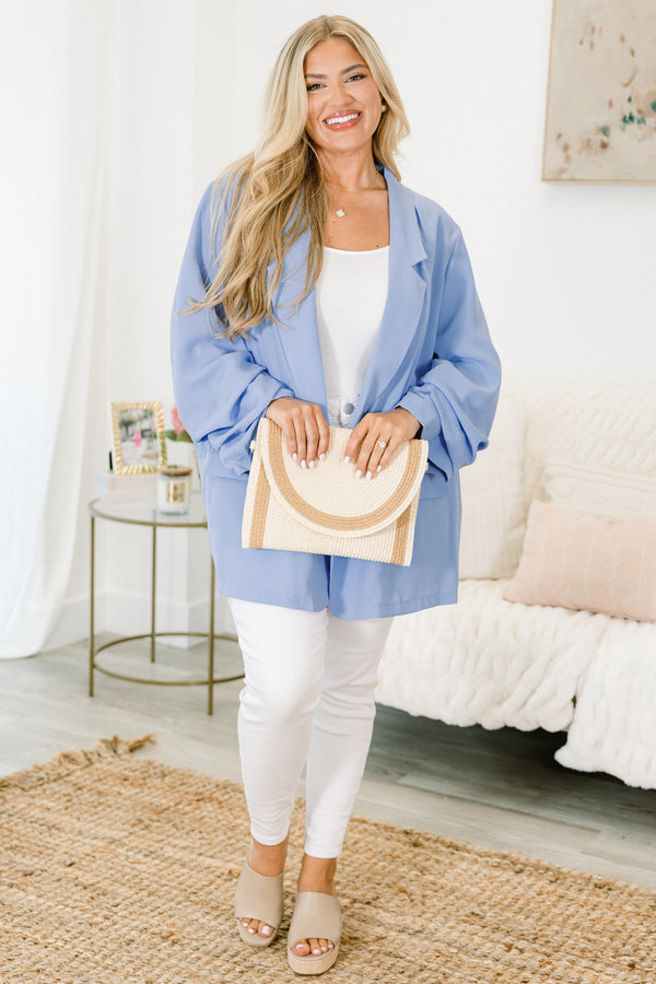 My Delight Blazer, Sky Blue