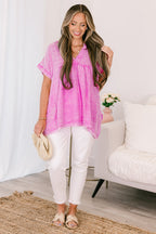 My Love For Dance Top, Bright Mauve