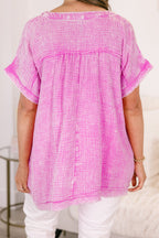 My Love For Dance Top, Bright Mauve