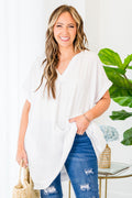 My Love Has Grown Tunic, White