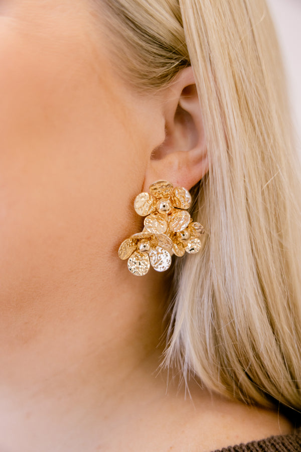 My Love In Bloom Ohrringe, Gold