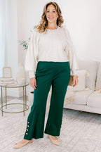 My Signature Look Pants, Hunter Green