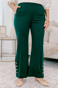 My Signature Look Pants, Hunter Green
