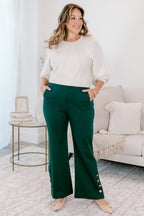 My Signature Look Pants, Hunter Green