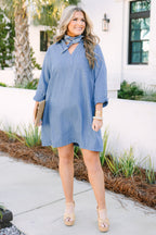 Natural By Nature Popover Dress, Denim