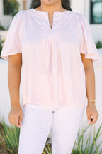 Nautical Breeze Top, Brown Stripe