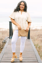 Nautical Breeze Top, Oatmeal